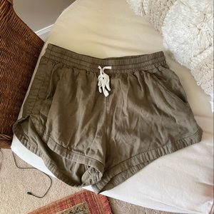 Billabong olive green shorts